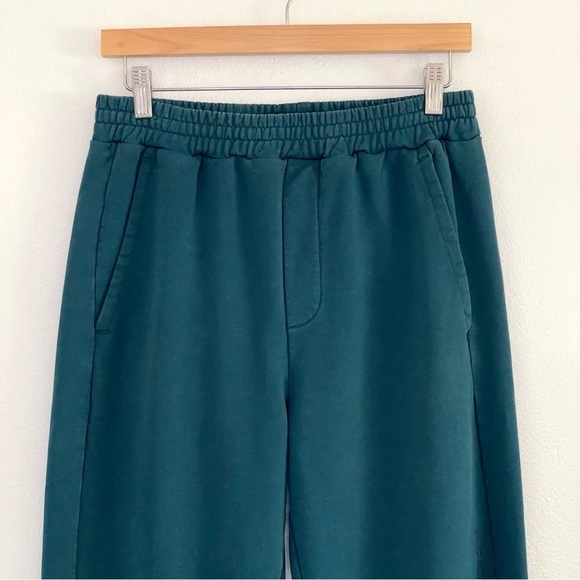 Helmut Lang Slim Logo Jogger Pant Drawstring Sweatpants Neptune Teal Small - Picture 5 of 16